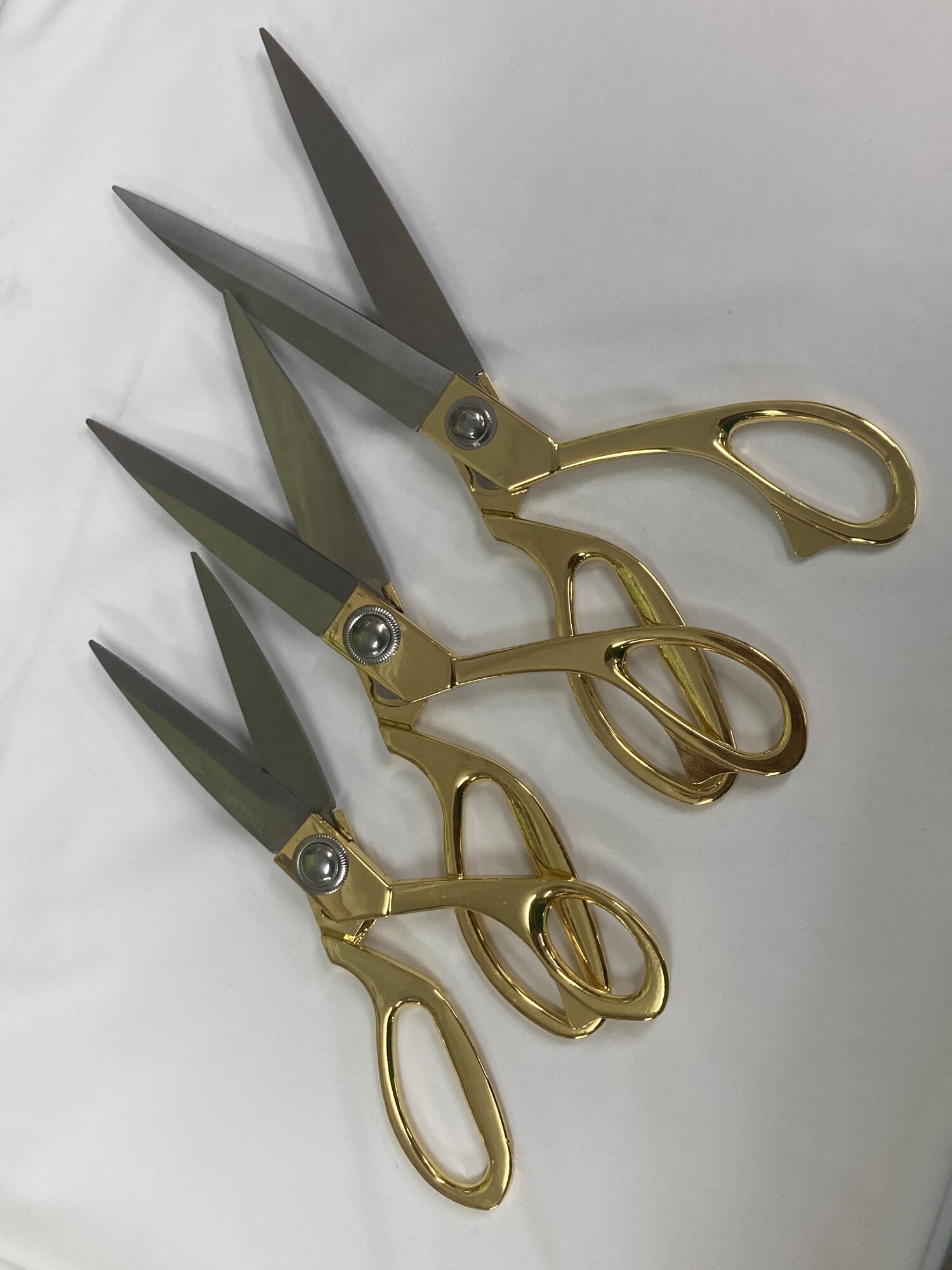 Ножницы с золотыми ручками YONGLIANG glod tailoring scissors