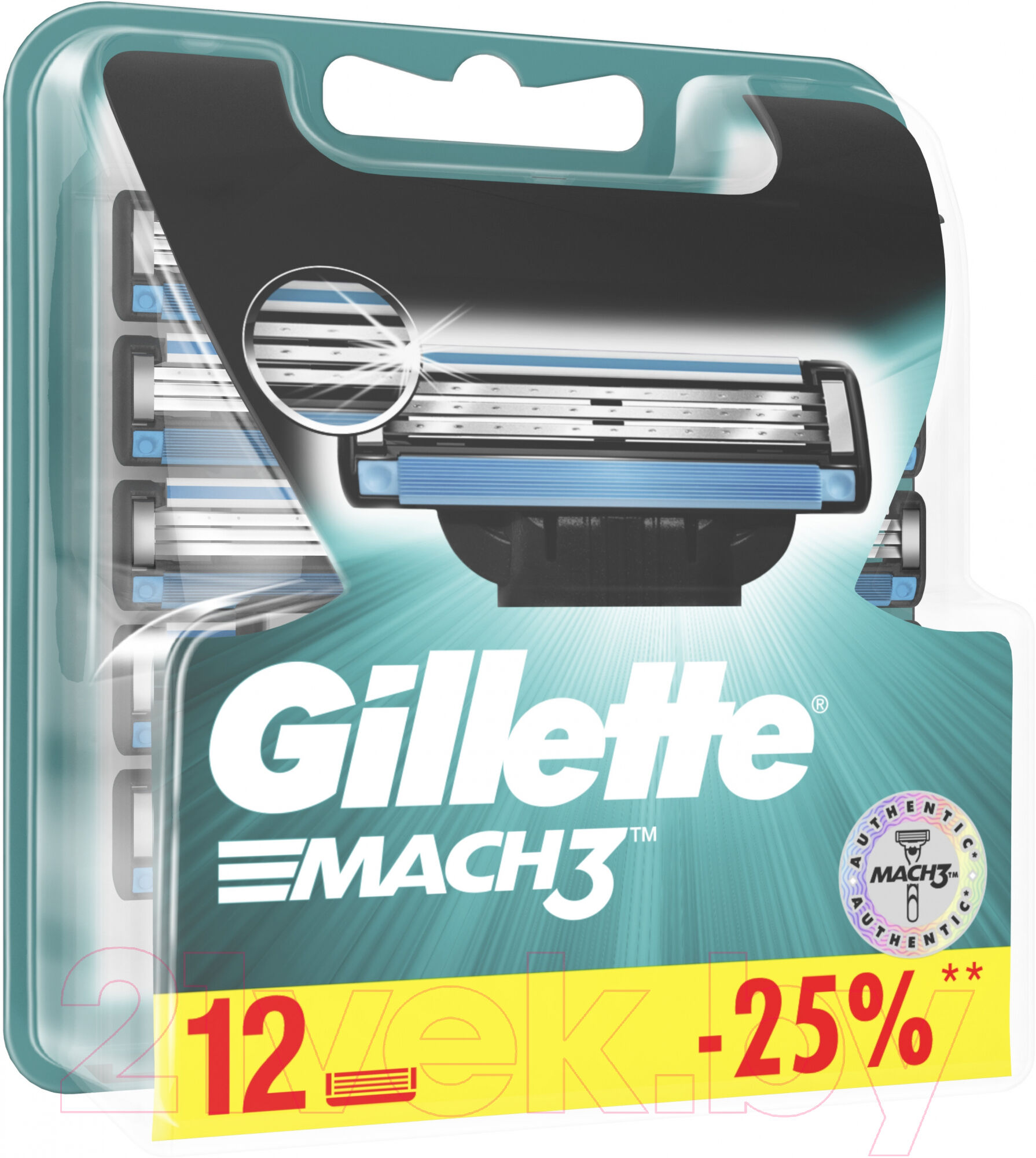 Набор сменных кассет Gillette Mach3 3