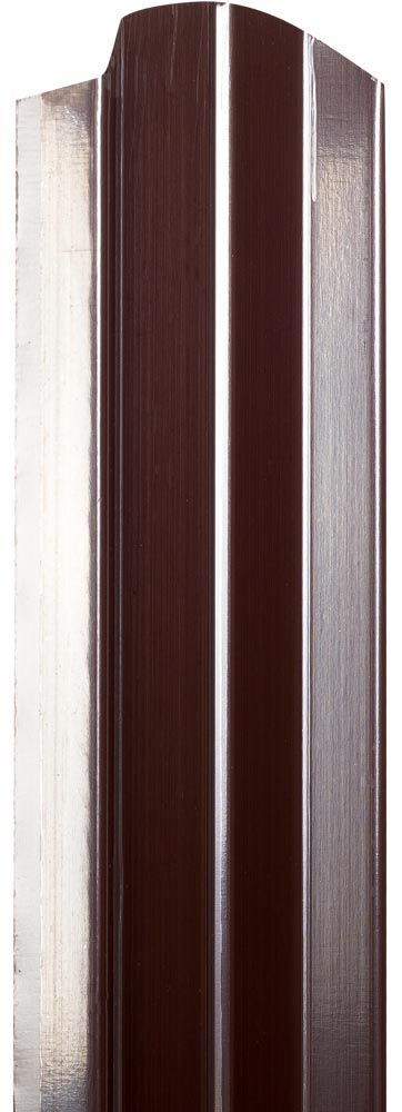 Штакетник ЭКО-М коричневый (1,5м) / Штакетник ЭКО-М односторонний коричневый (1,5м)