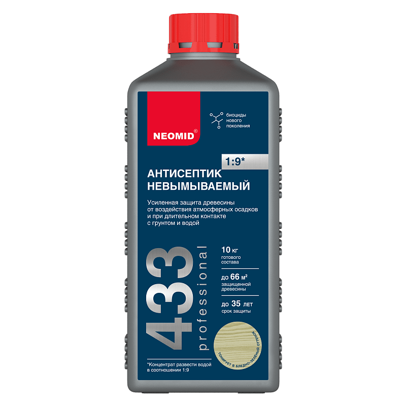 NEOMID 433 Антисептик невымываемый усиленный (1 кг)