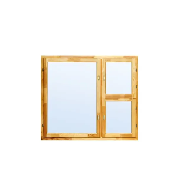 Окно деревянное двойного остекления Timber&Style ОДО 1160х1320мм с форточкой TIMBER&STYLE None