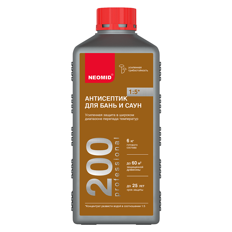 NEOMID 200 Антисептик для бань и саун (1 л)