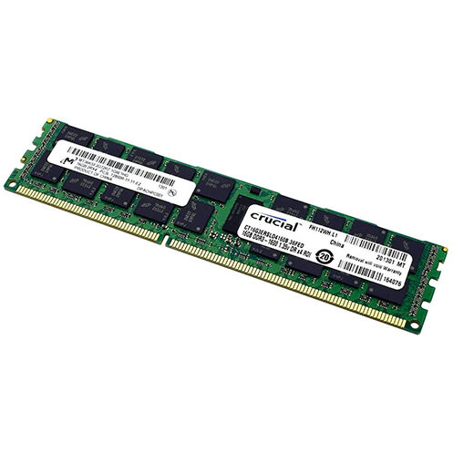 Модуль памяти Crucial 16GB DDR3L 1600 RDIMM ECC, CT16G3ERSLD4160B Оперативная память