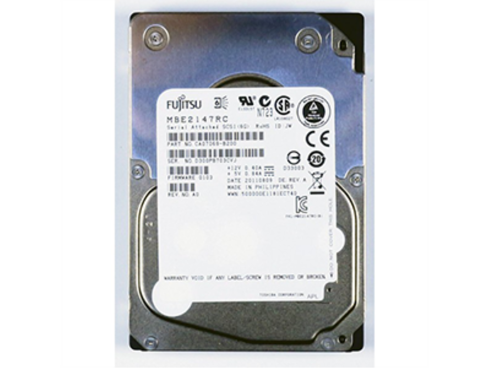 Жесткий диск Fujitsu 147Gb 15K SAS 2.5", MBE2147RC Накопители