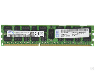 Оперативная память IBM 16GB PC3L-10600 CL9 ECC DDR3 1333MHz LP RDIMM 49Y1563, 49Y1565 