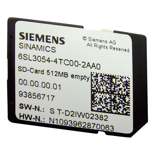 Карта памяти SD Siemens 6SL3054-4TC00-2AA0 Системы автоматизации