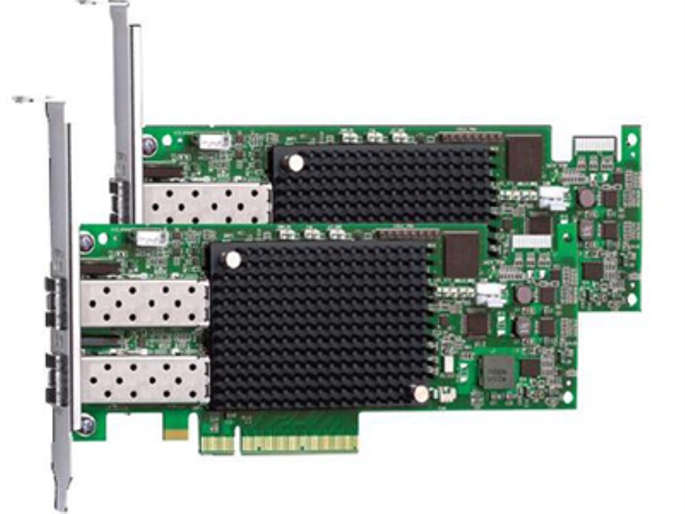 Сетевой адаптер Emulex LPe16002B-M6 16G FC PCIe 3.0 enterprise dual port, LPe16002B-M6 Сетевые адаптеры\карты HP