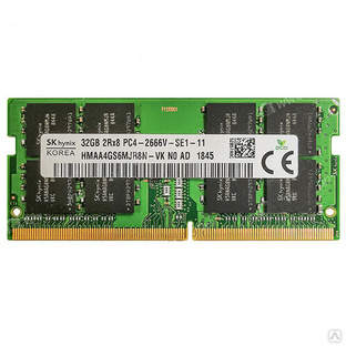 Оперативная память DELL 32GB 2Rx4 PC4-2666V-R DDR4-20800MHz, A9810563 Dell 