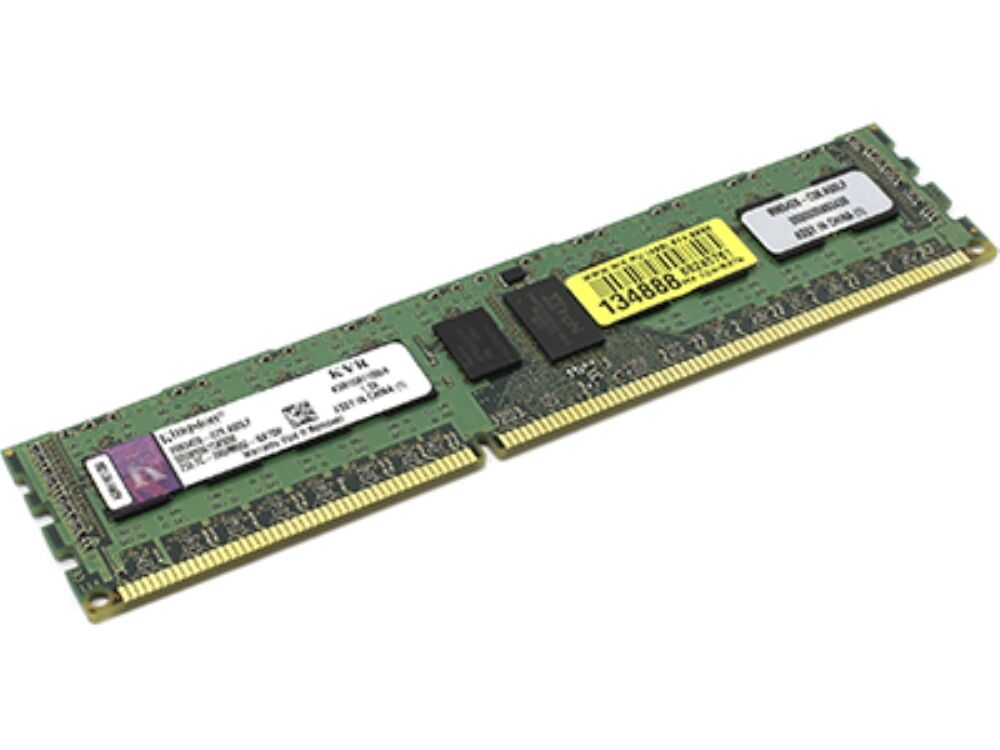Оперативная память Kingston 8Gb DIMM DDR3 ECC Reg PC3-12800 CL11 1600MHz, KVR16R11D8/8