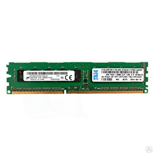 Оперативная память IBM 4GB (1x4GB, 2Rx8, 1.35V) PC3L-10600 CL9 ECC DDR3, 49Y1404 