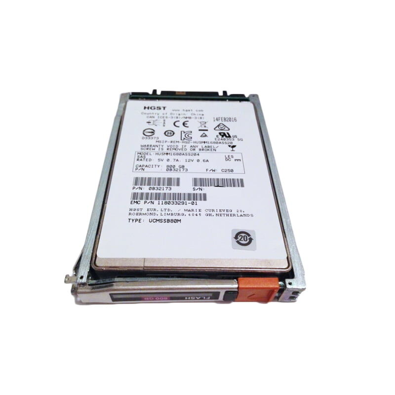 Жесткий диск EMC 800GB 2.5" 6Gb SAS, 005051130 Накопители