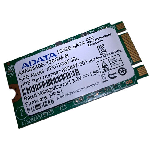 Накопитель SSD HPE 120GB MLC SATA 6Gbps M.2, XP0120GFJSL Накопители