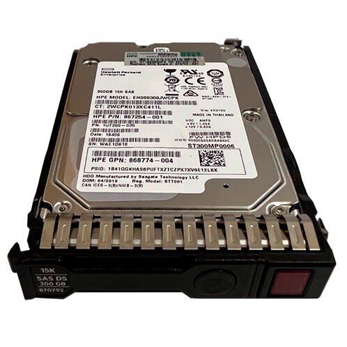 Жесткий диск HP 300GB 12G SAS 15K 2.5 inch SC, 870753-B21, 870792-001 Накопители