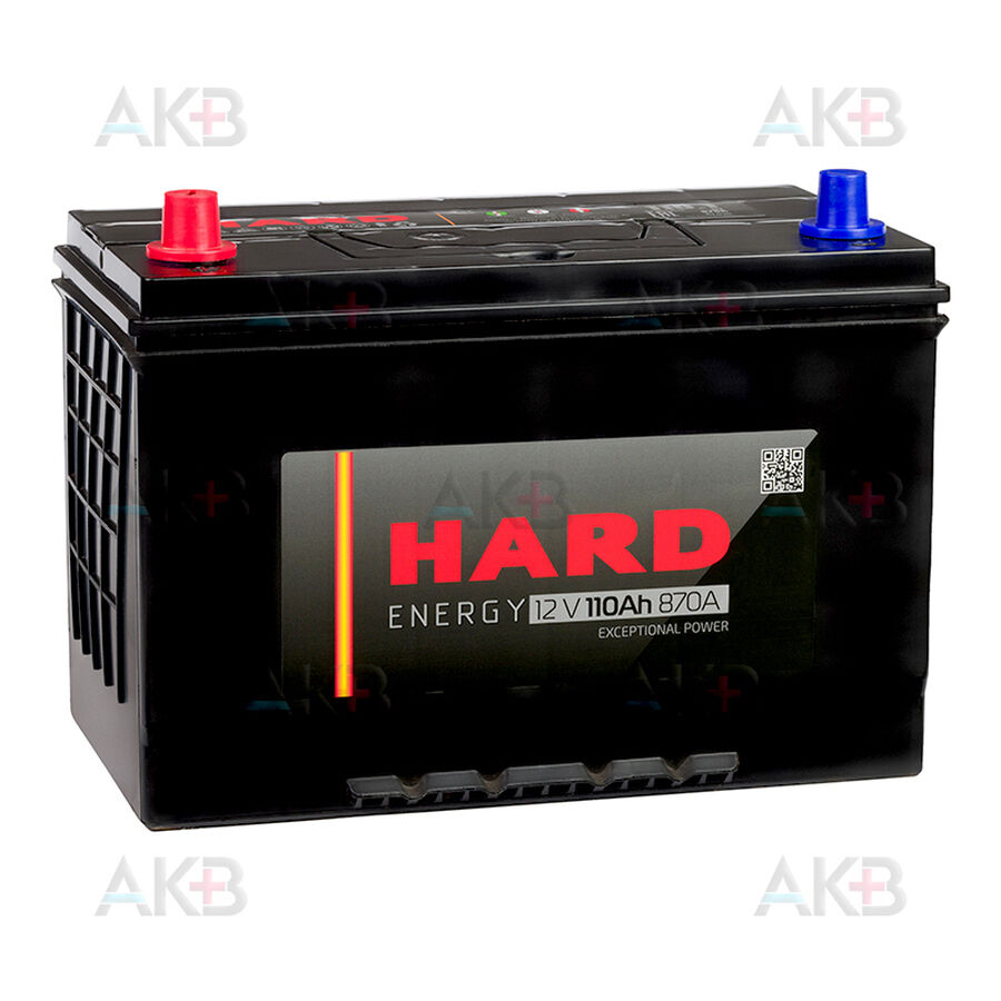 Аккумулятор HARD ASIA 115D31R 110 Ач 870A п.п. (306x173x225) ca/ca Silver