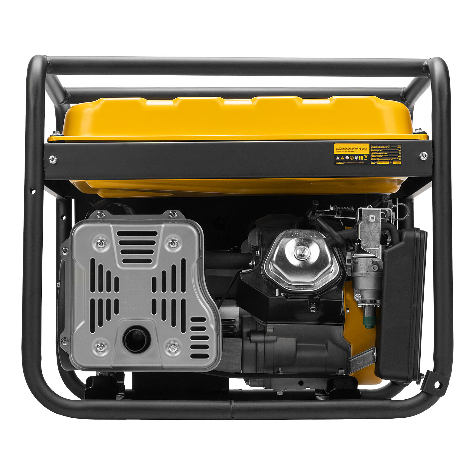Генератор бензиновый PS 90 EA, 9.0 кВт, 230В, 25 л, коннектор автоматики, электростартер Denzel 2
