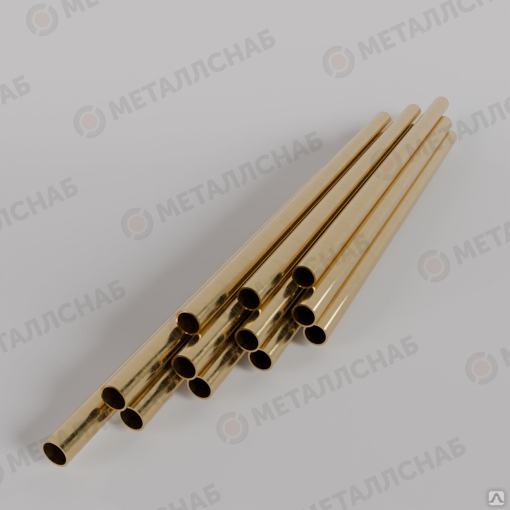 Латунная труба 10x0,8 мм Л59 ГОСТ 494-90 купить в Уфе - каталог МеталлСнаб