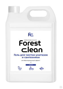 Гель для чистки унитаза (океан), 5 л FOREST CLEAN 