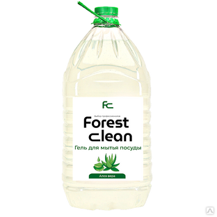 Гель для посуды FOREST CLEAN "Алоэ вера", 5 л 