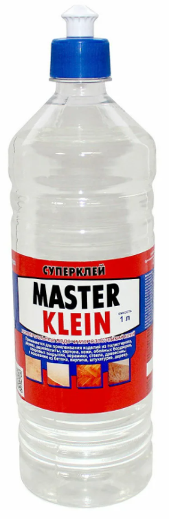 Универсальный водоморозостойкий полимерный клей "Master Klein" 1,0л (15шт/кор) 1072
