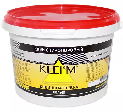 Стиропоровый клей-шпатлевка "KLEIM" 3,0кг (4шт/кор) 1163