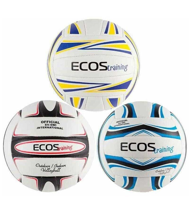 Мяч волейбольный (микс цветов в транспортной упаковке - по 8 штук каждого цвета, всего - 3 цвета) Ecos