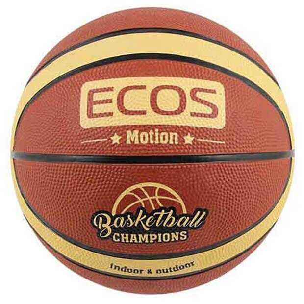 Мяч баскетбольный ECOS MOTION BB105 (№7, 2 цвета,12 панелей) Ecos