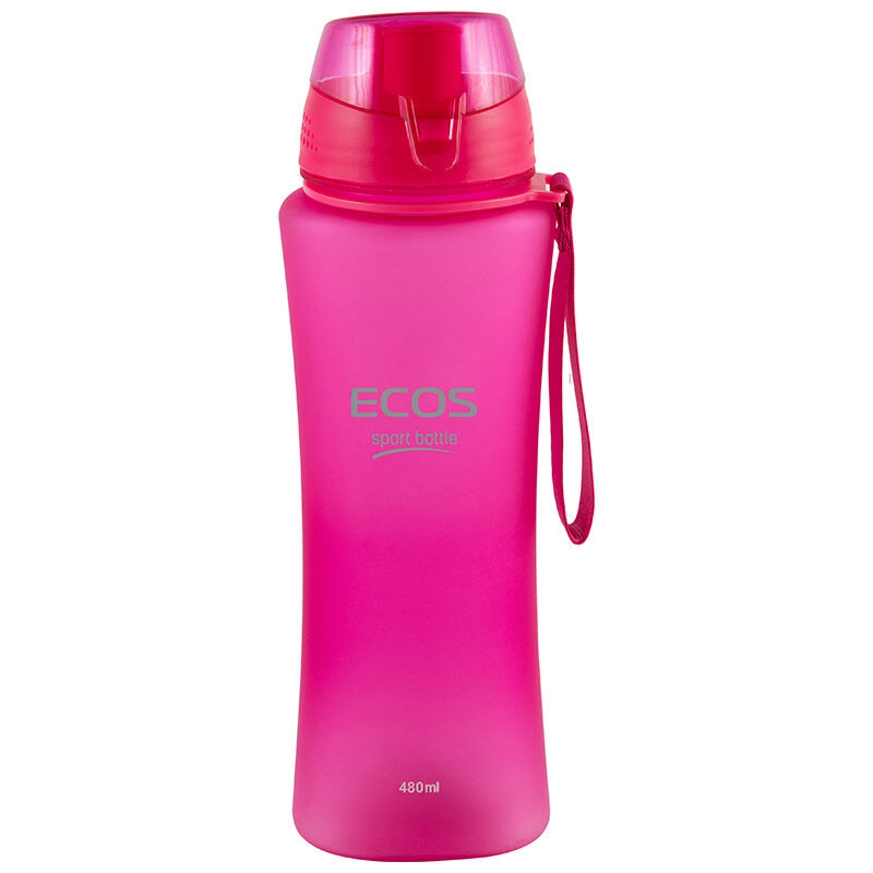 Бутылка для воды 480 мл ECOS SK5014 розовая Ecos