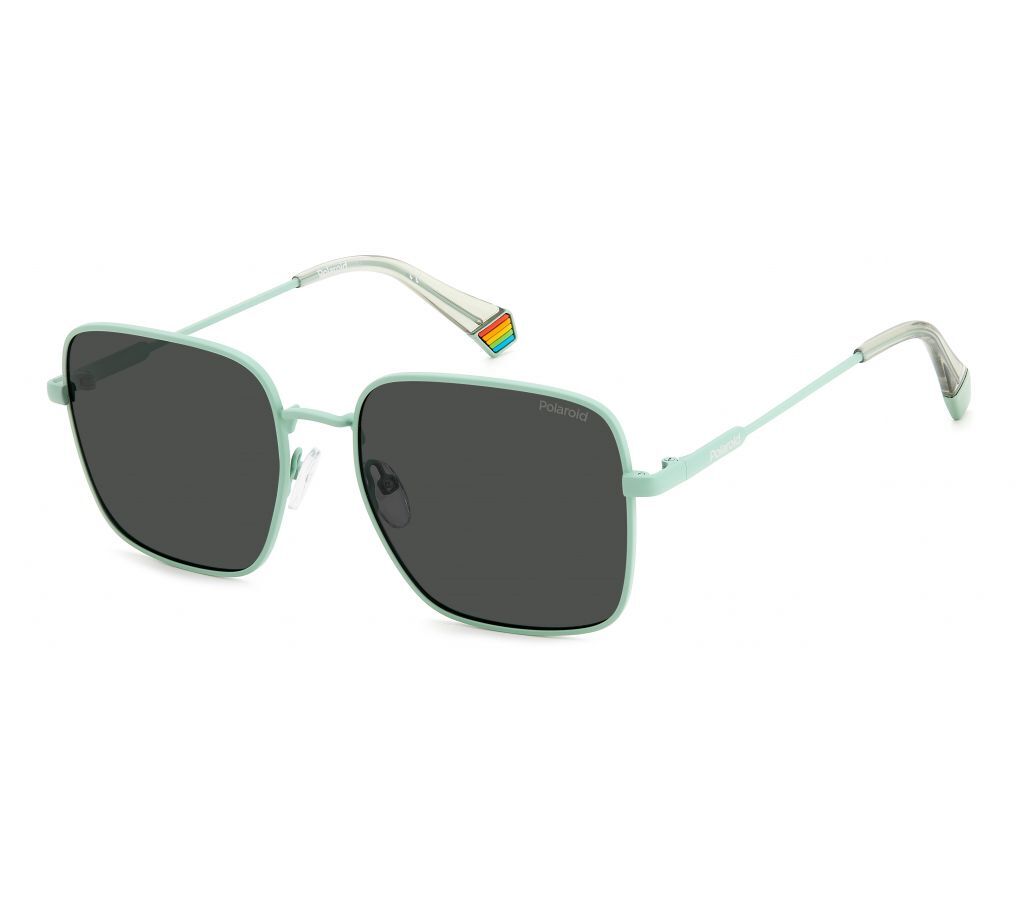 Солнцезащитные очки женские Polaroid PLD 6194/S/X MATT AQUA PLD-205696N4756M9