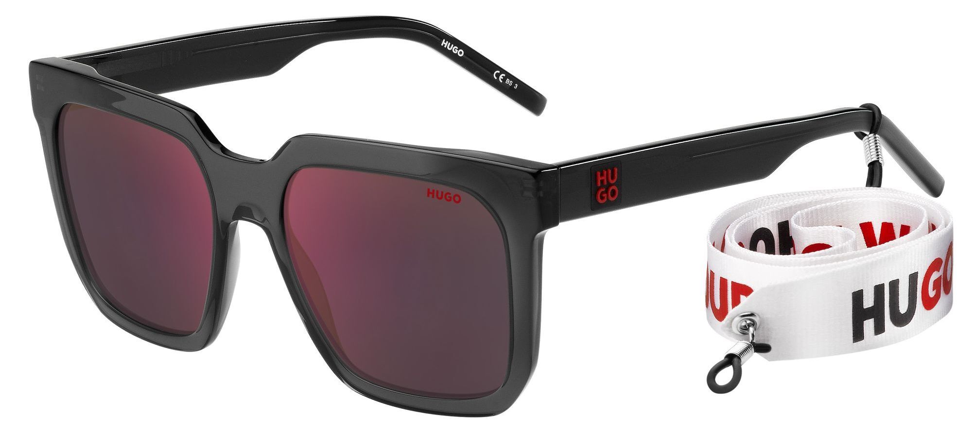Солнцезащитные очки мужские HG 1218/S GREY HUG-205460KB756AO HUGO