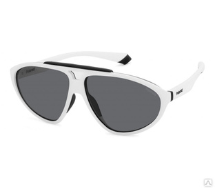 Солнцезащитные очки унисекс Polaroid PLD 2151/S MATTWHITE PLD-2064536HT62M9 