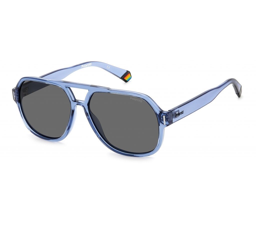 Солнцезащитные очки унисекс Polaroid PLD 6193/S BLUE PLD-205690PJP57M9