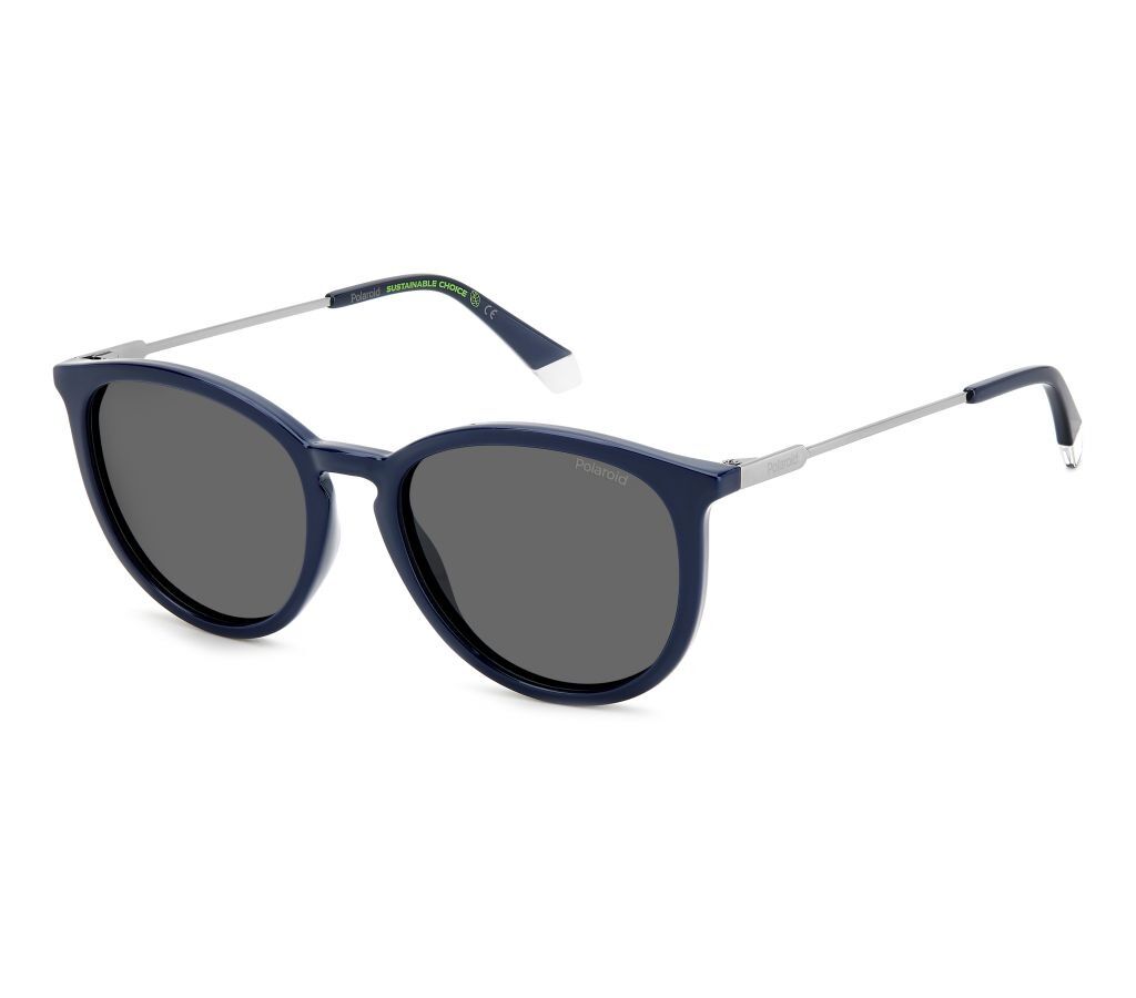 Солнцезащитные очки унисекс Polaroid PLD 4143/S/X BLUE PLD-205701PJP53M9