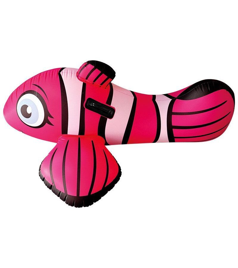 Игрушка надувная для катания "Рыба-клоун" 115*98*65 см IG-55 Рыжий Кот
