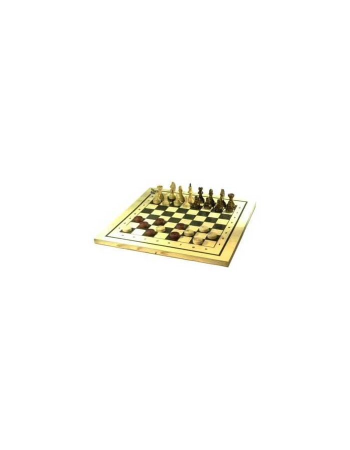 Игра 2 в 1 "Шахматы, шашки" арт.С-11а/В-6 (400*210*35) Noname