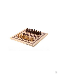 Шахматы, шашки,нарды 3 в 1 арт.ШК-1 (400*210) /12 Noname 