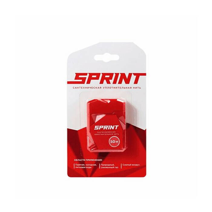 Нить уплотнит 50м вода, газ в блистере SPRINT 04062 (008-9648)