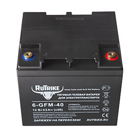 Тяговый аккумулятор RuTrike 6-GFM-40 RUTRIKE