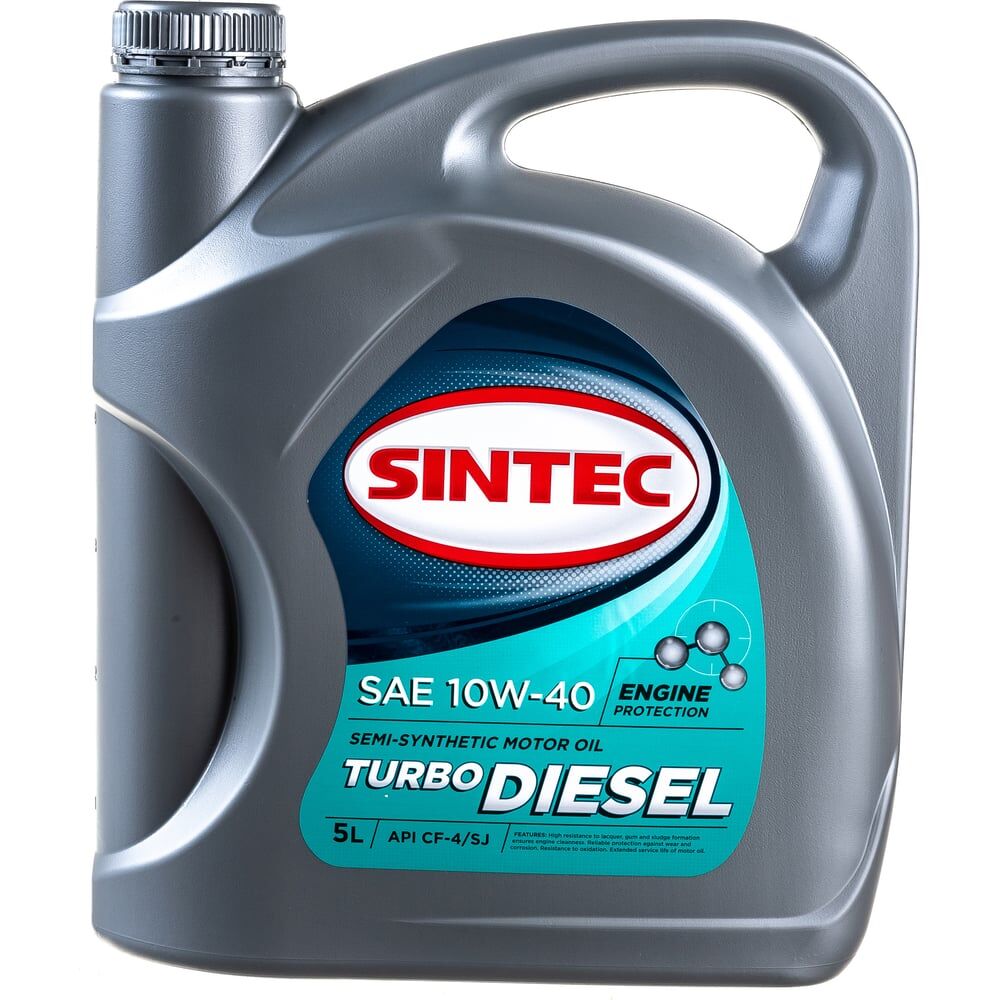 Полусинтетическое масло Sintec SINTEC TURBO DIESEL 10W-40; CF-4/CF/SJ