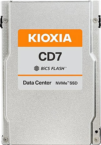 SSD накопитель Kioxia 2.5 CD7-R 15360 ГБ PCIe 4.0 (KCD71RUG15T3)