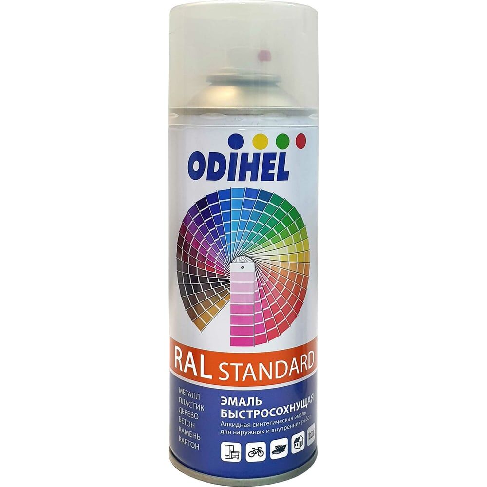 Алкидная аэрозольная эмаль ODIHEL RAL3003A