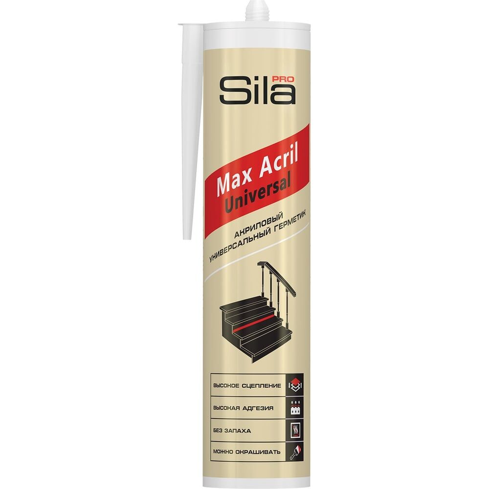 Универсальный акриловый герметик Sila PRO Max Sealant