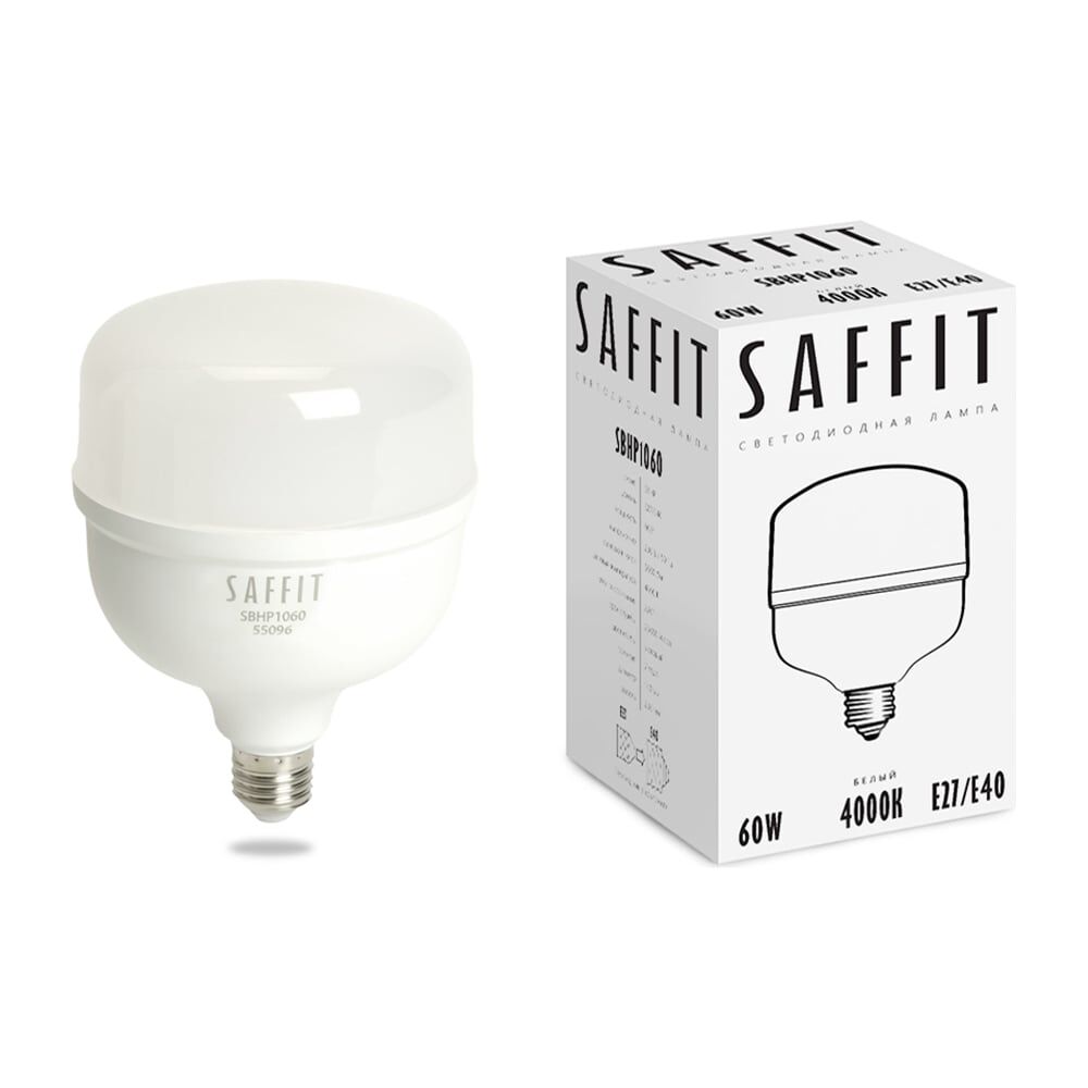 Светодиодная лампа SAFFIT SBHP1060 60W 230V E27-E40 4000K