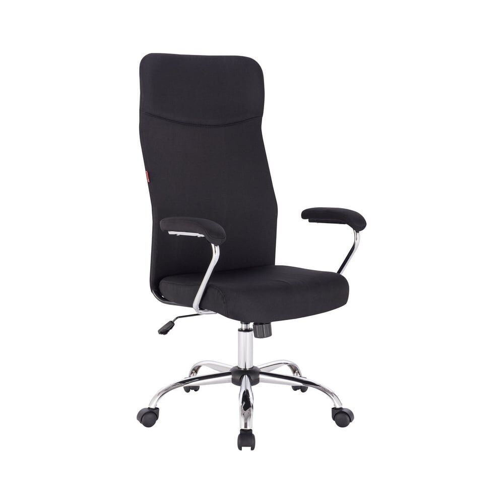 Кресло для руководителя easy chair 590 tc серое черное ткань металл