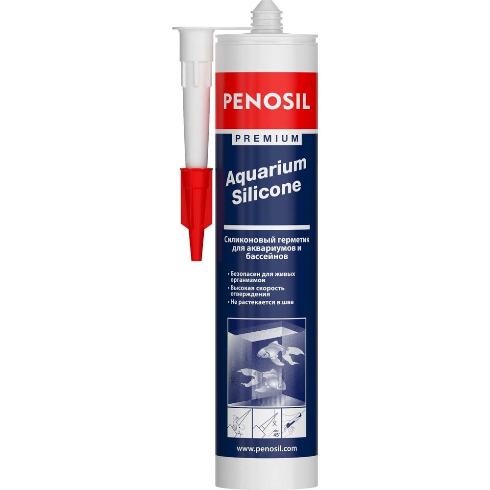 Силиконовый герметик для аквариумов Penosil AQ