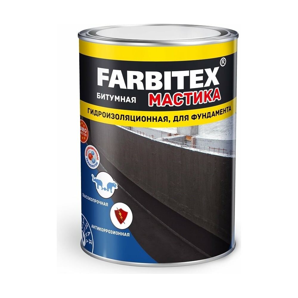 Гидроизоляционная битумная мастика Farbitex 4300003454