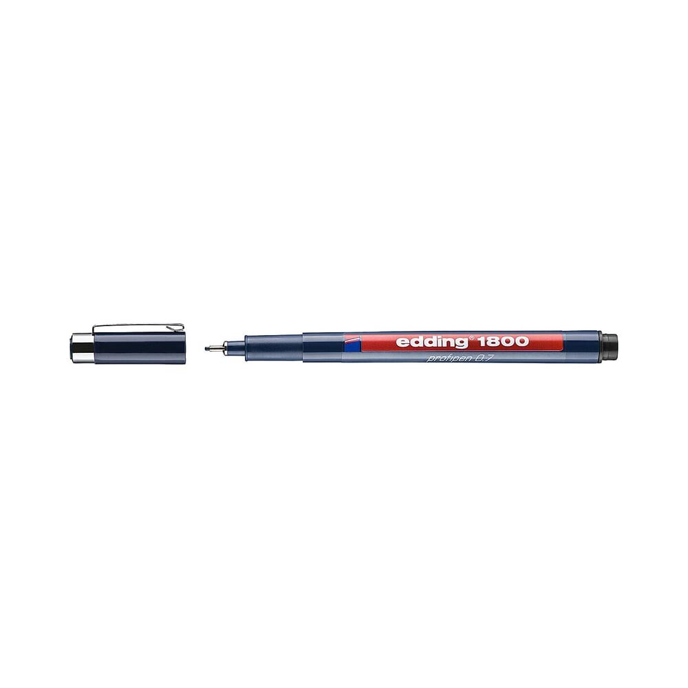 Капиллярная ручка-фломастер для черчения EDDING E-1800-0.7#1