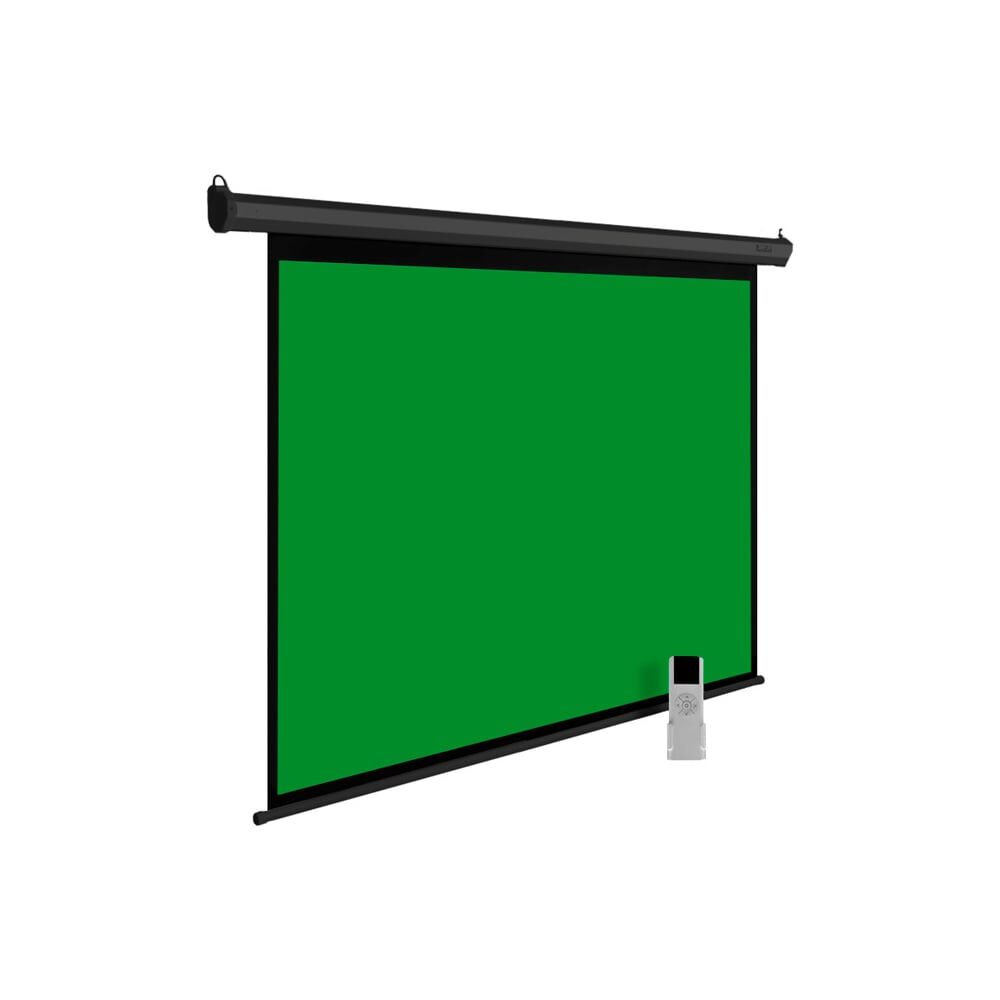 Настенно-потолочный рулонный экран Cactus GreenMotoExpert 1:01
