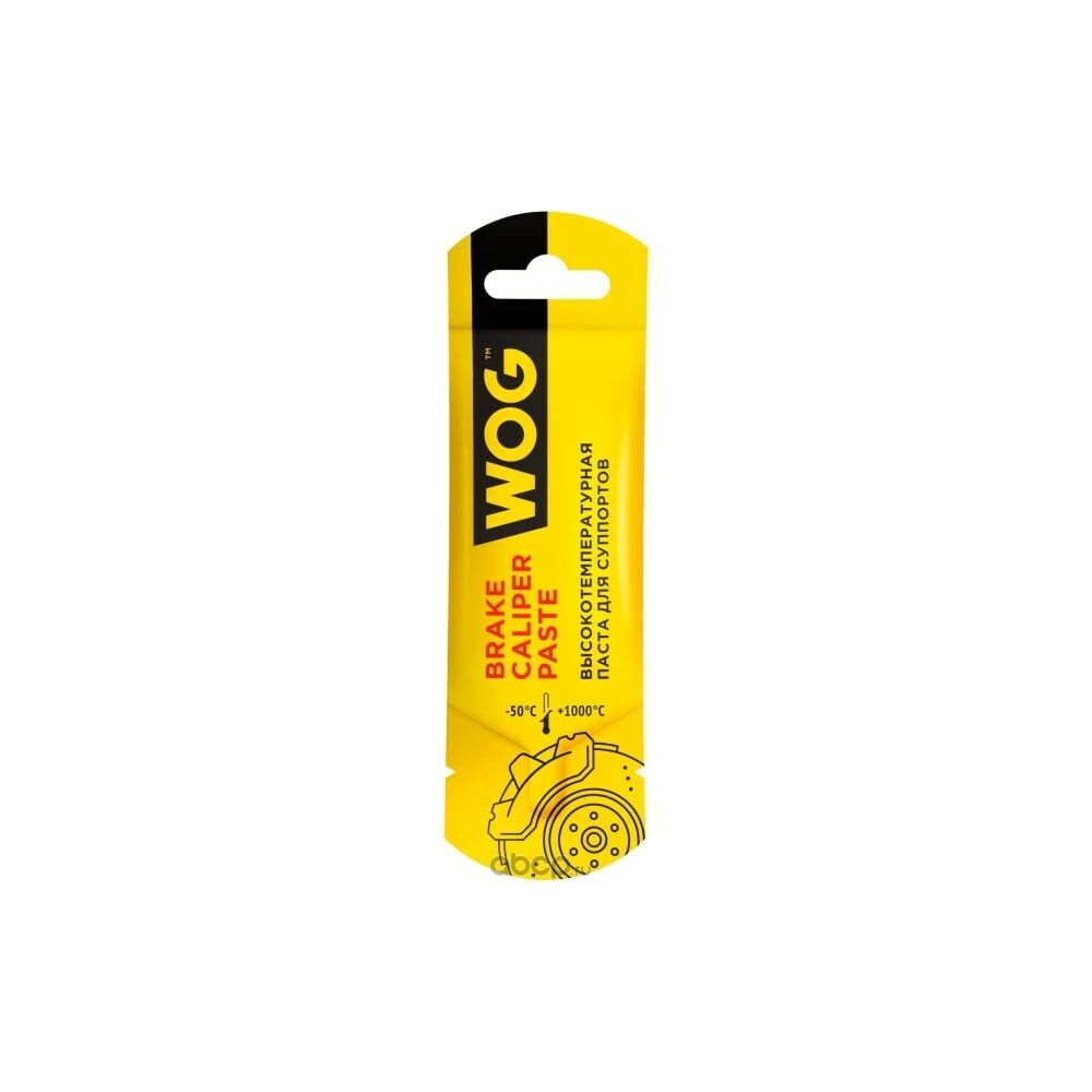 Комплексная высокотемпературная противозадирная смазка суппортов WOG WGC0625