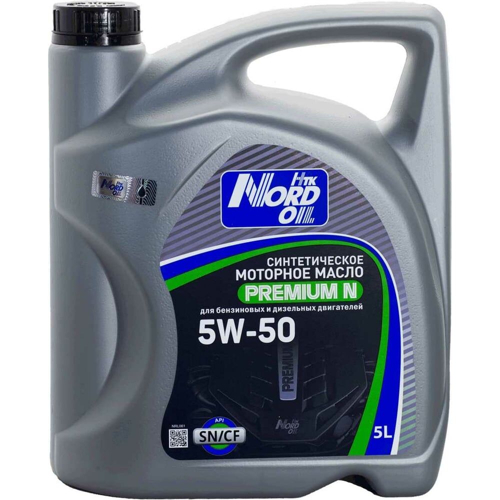 Моторное масло NORD OIL Premium N 5W-50 SN/CF