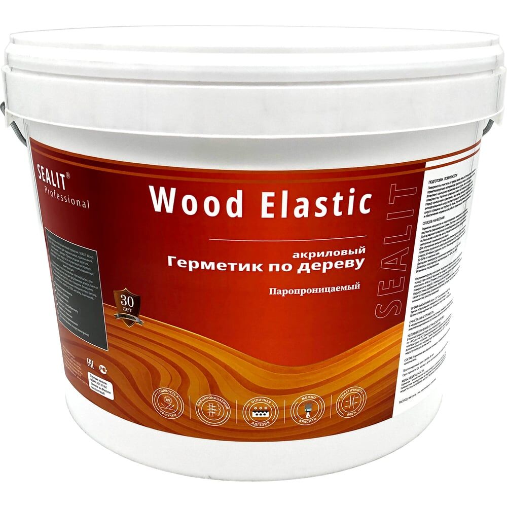 Акриловый герметик для дерева Sealit Wood Elastic